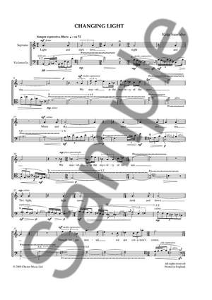 Kaija Saariaho: Changing Light (Soprano/Cello)