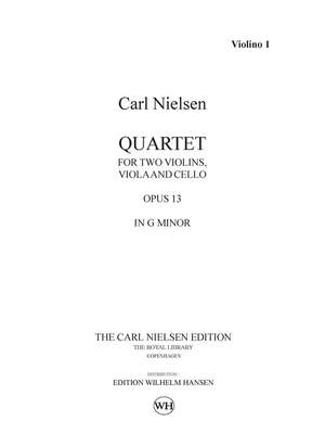 Carl Nielsen: String Quartet Op.13 In G Minor