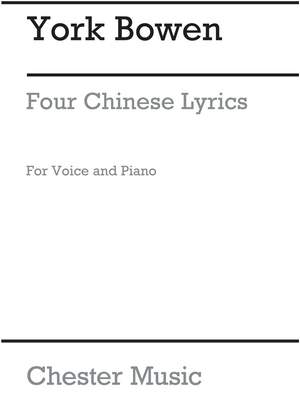 York Bowen: Four Chinese Lyrics