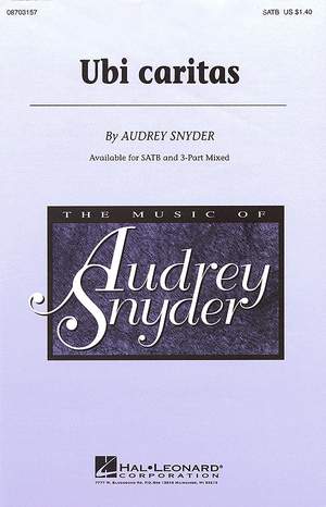Audrey Snyder: Ubi Caritas