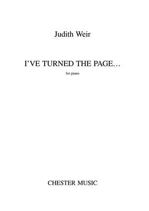Judith Weir: I've Turned The Page...