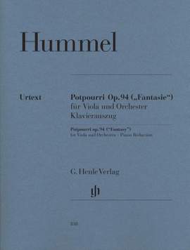 Hummel, J N: Potpourri (Fantasie) op. 94
