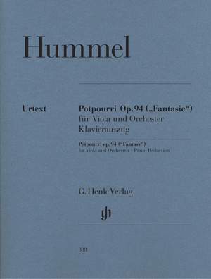 Hummel, J N: Potpourri (Fantasie) op. 94