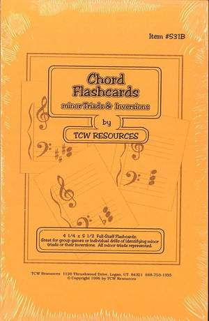 Theory Gymnastics - Minor Chord Flashcards