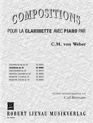 Weber, C M v: Variations op. 33