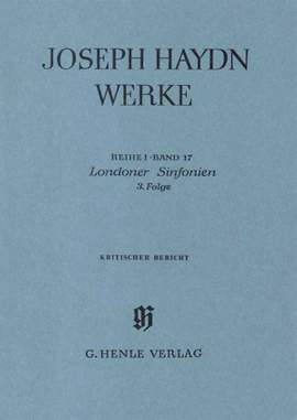 Haydn, J: London Sinfonias, 3rd sequence