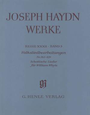 Haydn, F J: Folk Song Arrangements Nos. 365–429 - Scottish Songs for William Whyte