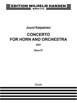 Kaipainen, J: Horn Concerto (Full Score)