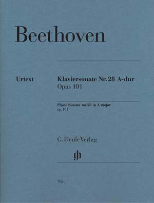 Beethoven, L v: Sonata no 28 in A op. 101
