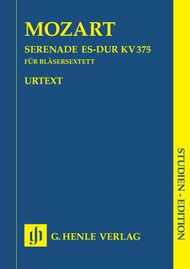 Mozart, W A: Serenade Es-Dur E flat major KV 375