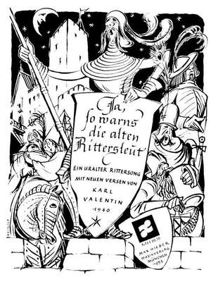 Die Alten Rittersleut Fr Gesang Und
