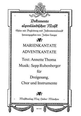 Marienkantate; Adventkantate Fr Drei