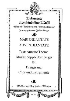 Marienkantate; Adventkantate Fr Drei