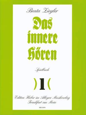 Das Innere Hren Spielbuch 1 Fr Klavi
