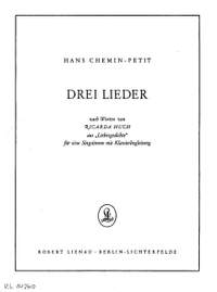 Hans Chemin-Petit: Drei Lieder