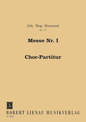 Johann Nepomuk Hummel: Messe Nr. 1 in B-Dur op. 77