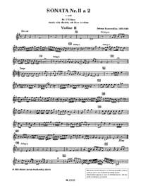 Johann Rosenmüller: Sonata 2 e-Moll a 2