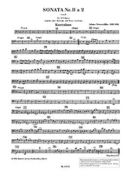 Johann Rosenmüller: Sonata 2 e-Moll a 2