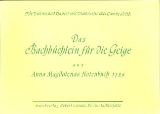 Bach Booklet