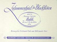 Hanning Schroeder: Musik für eine Altblockflöte