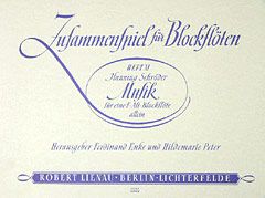 Hanning Schroeder: Musik für eine Altblockflöte