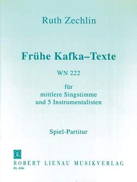 Ruth Zechlin: Frühe Kafka-Texte WN 222