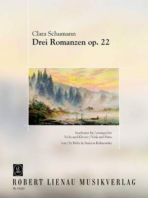 Clara Wieck (Schumann): Three Romances op. 22