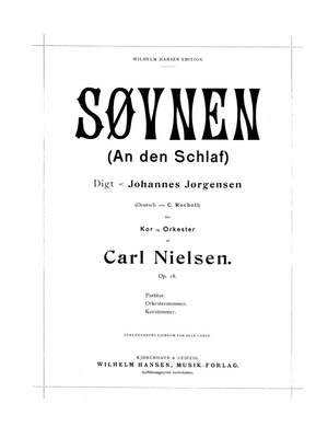 Carl Nielsen: Sleep Op18 F/S