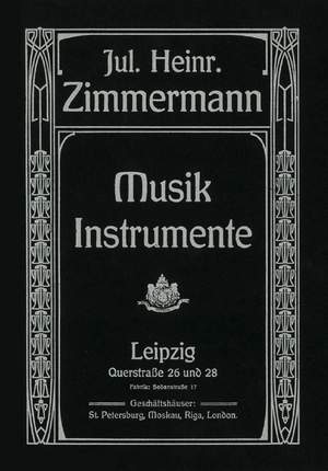 Musikinstrumente-katalog (Reprint Vo