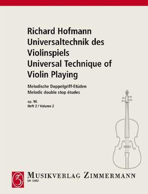 Hofmann, R: Universaltechnik des Violinspiels op. 96 Issue 2