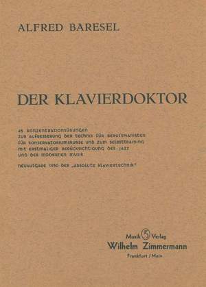 Alfred Baresel: Der Klavierdoktor