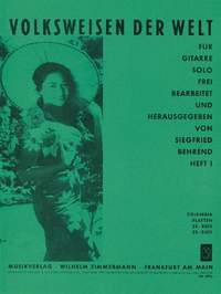 Siegfried Behrend: Volksweisen der Welt Heft 1
