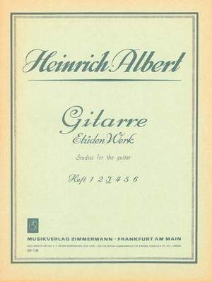 Heinrich Albert: Etudenwerk 3