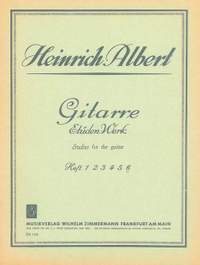 Heinrich Albert: Gitarre-Etüden Heft 6