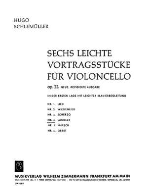 Hugo Schlemueller: Sechs leichte Vortragsstücke op. 12/4