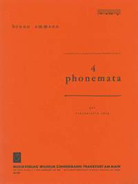 Benno Ammann: Vier phonemata