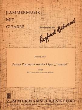 Kueffner, J: Third Potpourri op. 103