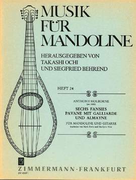 Holborne, A: Sechs Fansies und Pavane