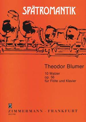 Blumer, T: 10 Walzer op. 56
