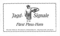 Friedrich Deisenroth: Jagd-Signale