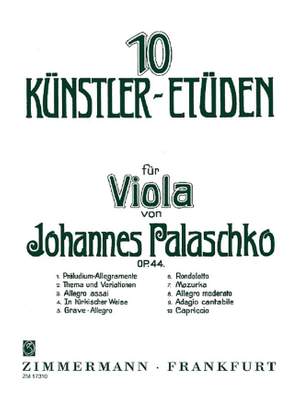 Palaschko, J: Ten artistic études op. 44