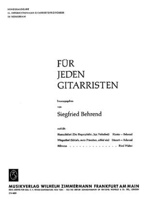 Siegfried Behrend: Für jeden Gitarristen
