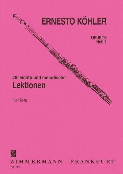 Koehler, E: 20 easy melodic progressive Exercises op. 93 Issue 1