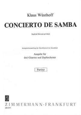 Klaus Wuesthoff: Concierto de Samba