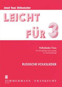 Josef Toni Dillenkofer: Leicht für 3 Band 1