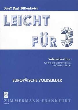 Josef Toni Dillenkofer: Leicht für 3 Band 3