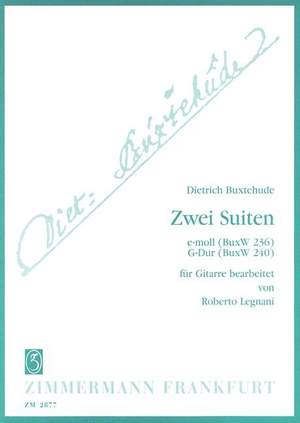 Buxtehude, D: 2 Suites E minor and D major BuxWV 236 und 240