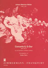 Molter, J M: Concerto II G major MWV VIII/19