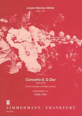 Molter, J M: Concerto II G major G major