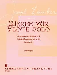 Lauber: Partita, Prelude & Fugue, 3 Morceaux
